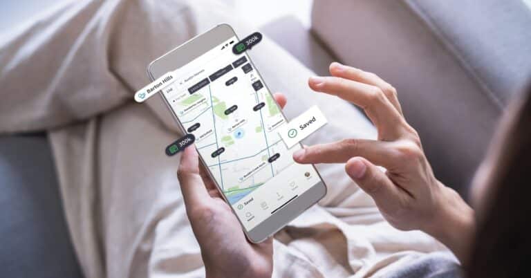 Ejemplo de una página web de agente y la app de cliente personalizadas, creadas con la tecnología de Keller Williams.